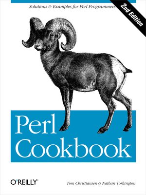 cover image of Perl Cookbook